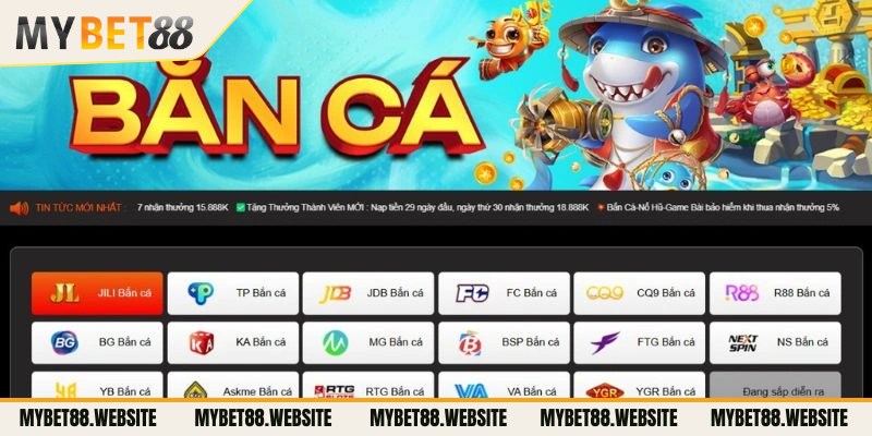 Chương trình bảo hiểm đơn cược Mybet88 áp dụng với trò chơi bắn cá